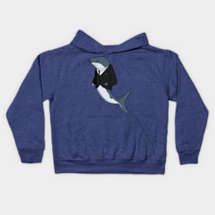 White, Great White Kids Hoodie